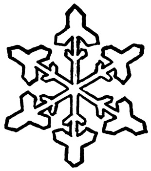 310x350 Snowflake Clipart