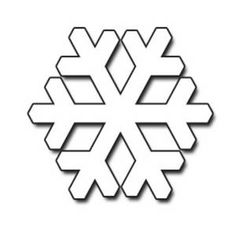 236x236 Winter Coloring Pages Snowflakes Clip Art Black And White Winter