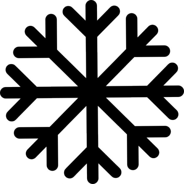 626x626 Snowflake Lined Icons Free Download