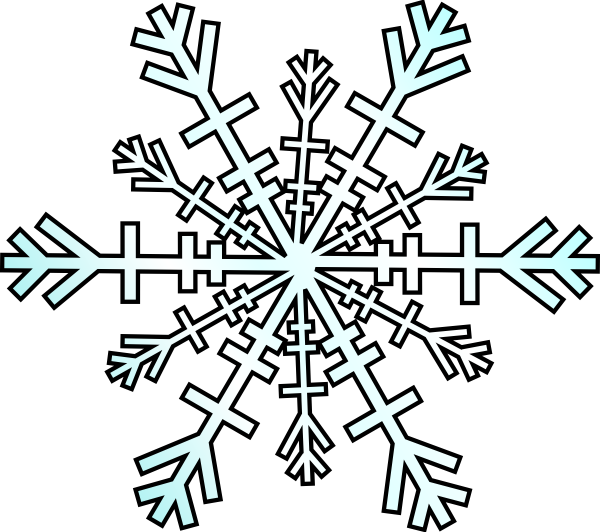 600x532 Snowflakes Snowflake Clipart Black And White Free Clipart 3