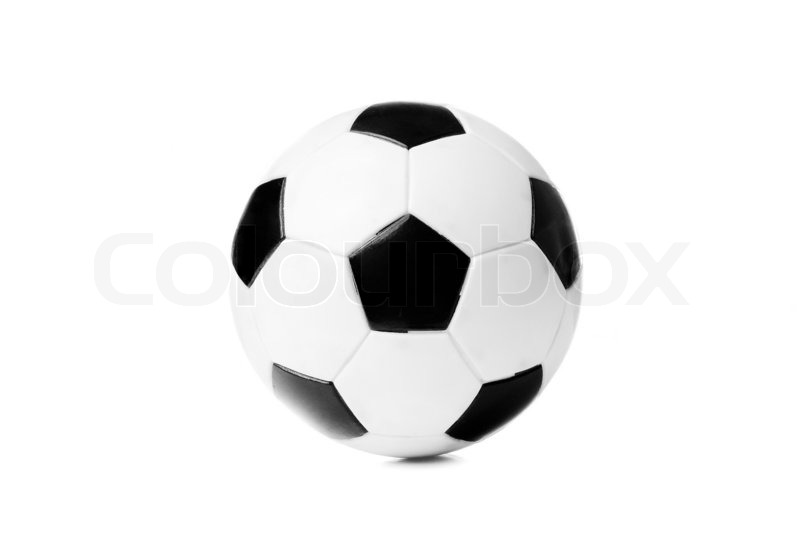 800x534 Black And White Soccer Ball Isolated On The White Background