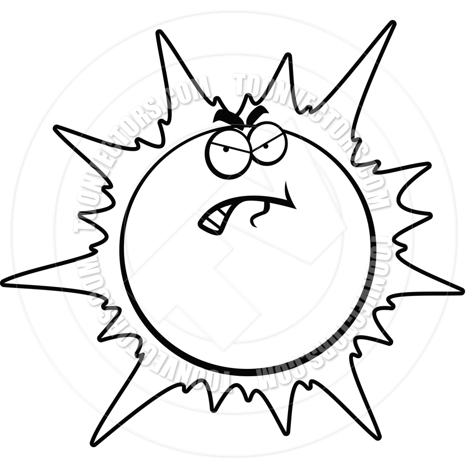 940x940 Sun Black And White Clipart