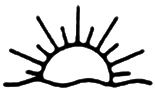 500x287 Sun Black And White Half Sun Clipart Black And White Clipartfest