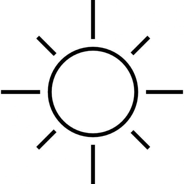 626x626 Sun Clipart Outline Png