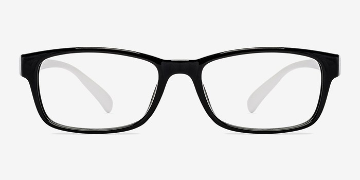 700x350 Danny Blackwhite Plastic Eyeglasses Eyebuydirect