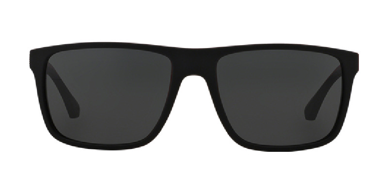 800x400 Emporio Armani Ea 4033 Men's Sunglasses Black Red Rubber 56 Ebay