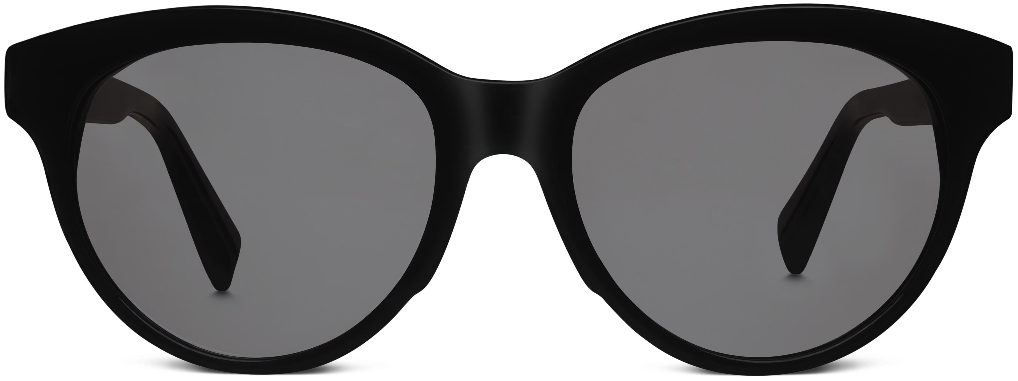 3500x1309 Piper Sunglasses In Jet Black With Classic Grey Lenses For Women