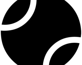 340x270 Tennis Ball Sticker Etsy