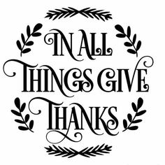 236x236 Give Thanks Clipart Black And White