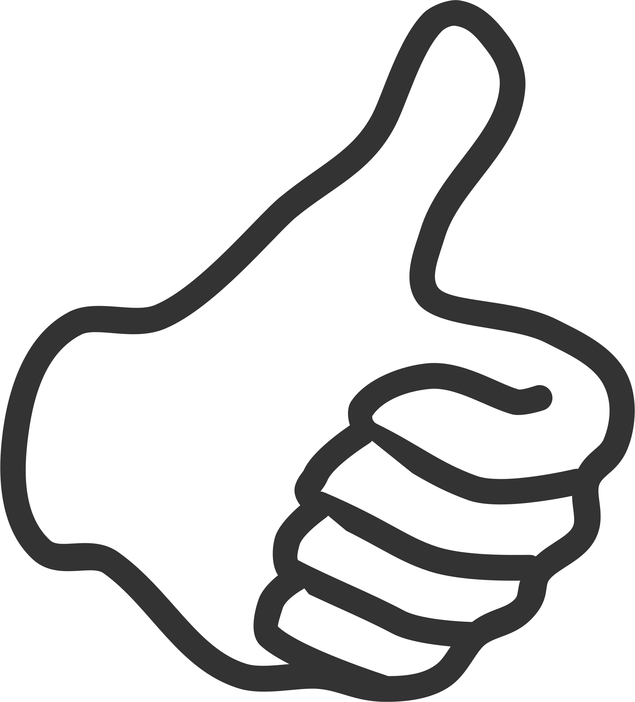 2169x2397 Thumbs Up Up Clipart