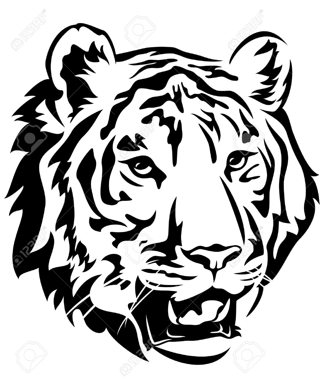 1107x1300 Tiger Clipart Tiger Head