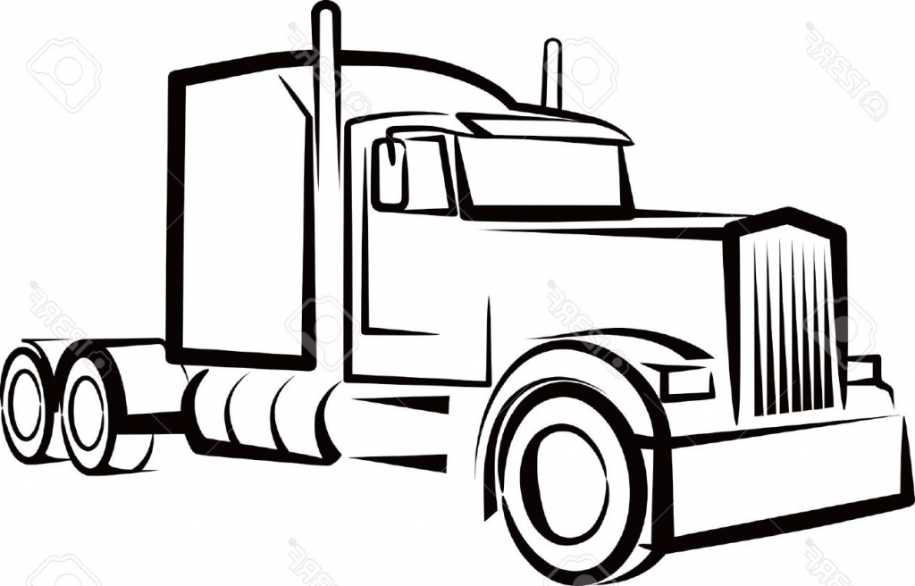 1024x656 Simple Truck Drawing Monster Truck Clipart Black And White Clipart
