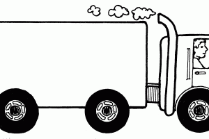 300x200 Truck Clipart Black And White Clipart Station