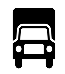 264x299 Black Truck Clip Art