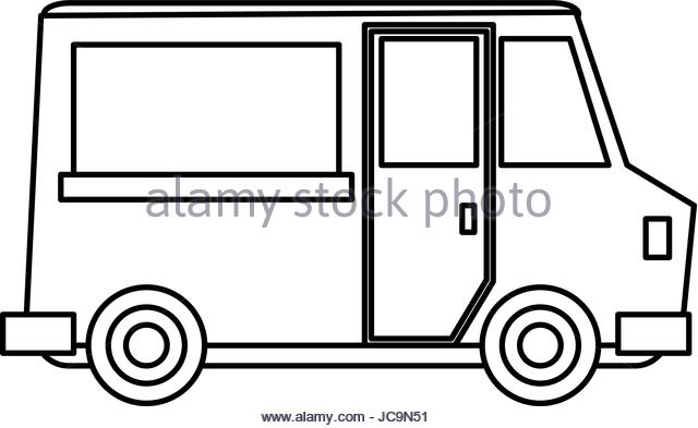 640x393 Food Truck Black And White Stock Photos Amp Images