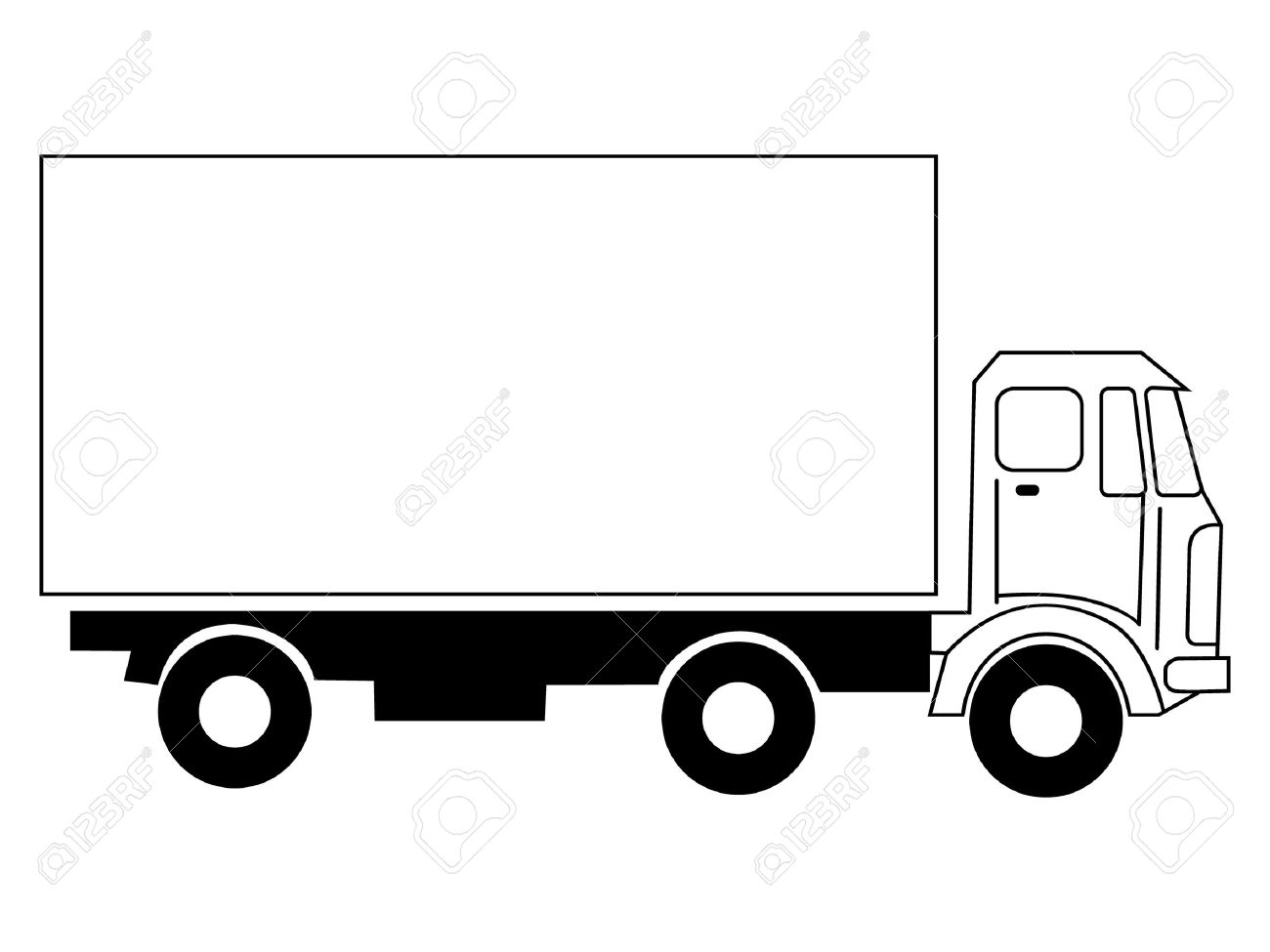 1300x975 Truck Clipart Black And White Many Interesting Cliparts