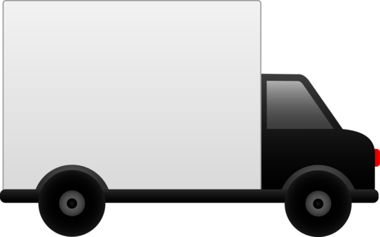 550x344 White Delivery Truck