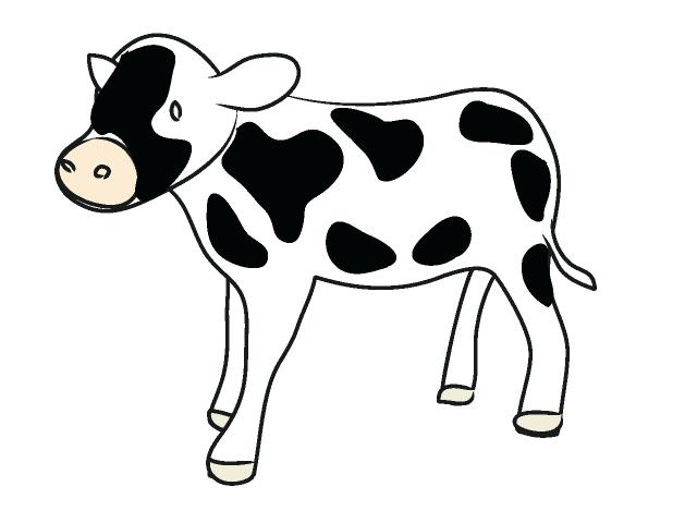 640x480 Cow Clipart Cow Black And White Clip Art Turkey Memocards.co