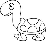 195x177 Turtle Clipart Animal Outline
