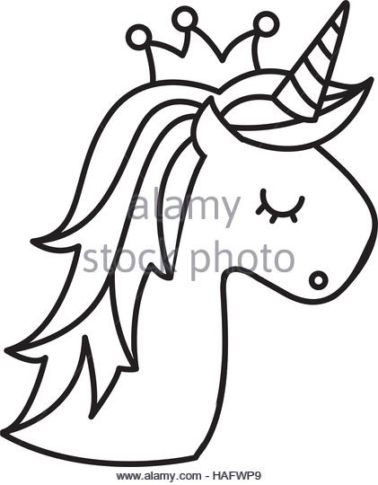 421x540 Unicorn Head Clipart Black And White Letters Example