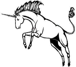 306x268 Unicorn Black And White Unicorn Clipart Black And White Free