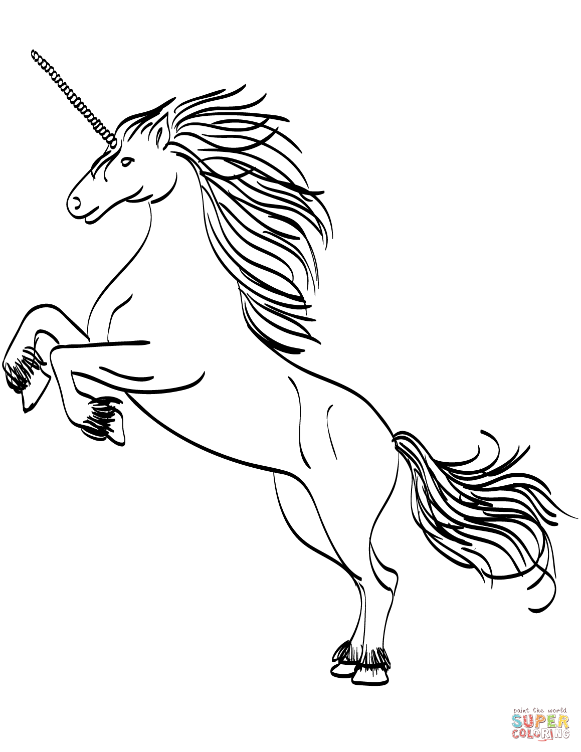 1159x1500 Unicorn Coloring Pages Free Coloring Pages