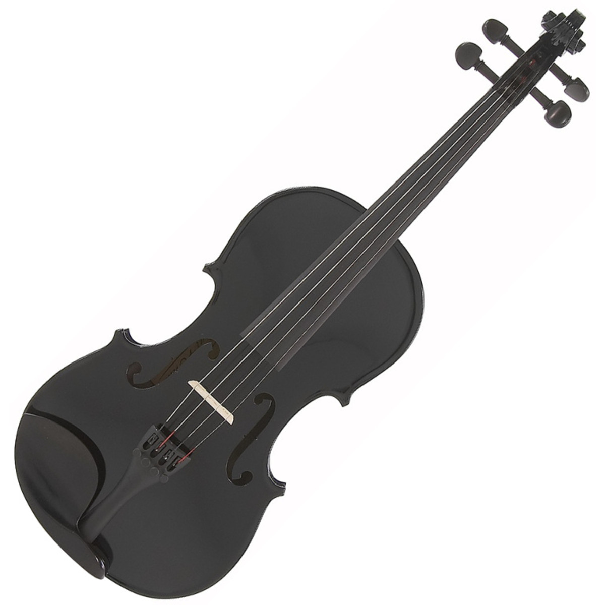 1200x1200 Student 44 Violin, Black, By Gear4music