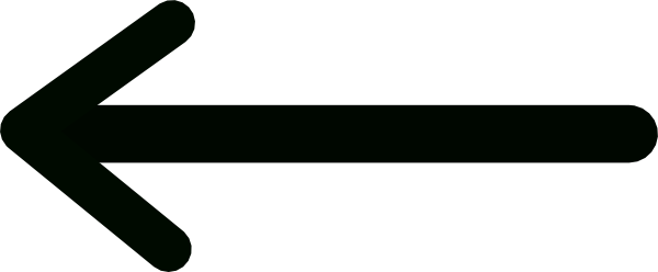 600x248 Left Black Arrow Skinny Clip Art