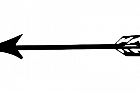 450x300 Tribal Arrow Clip Art Black And White