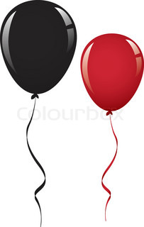 203x320 Balloon Clip Art Black And Red Cliparts