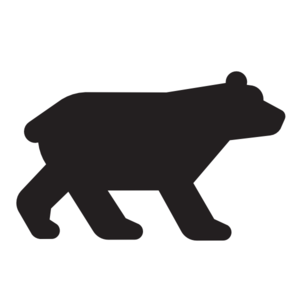 300x300 Bear Black Clip Art