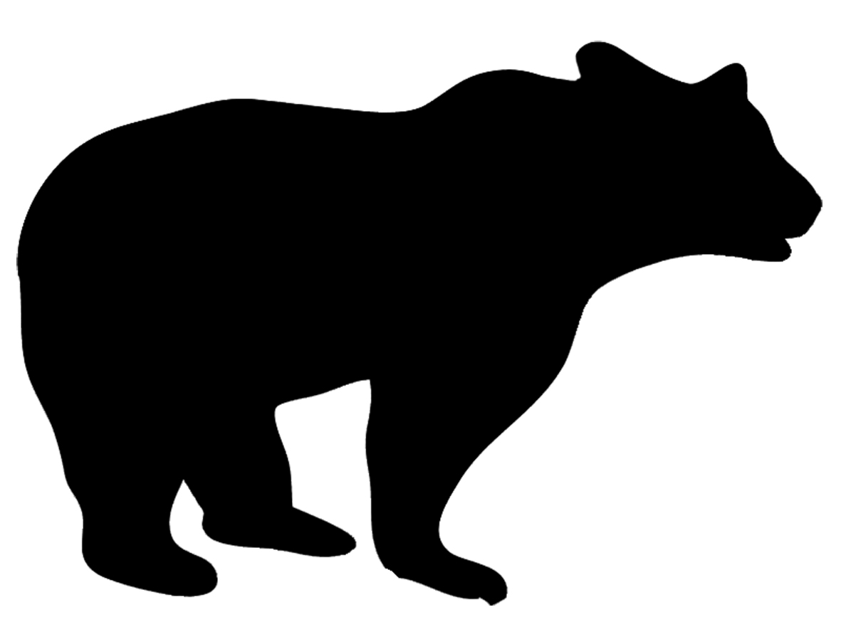 1181x867 Black Bear Clipart Animal Shadow