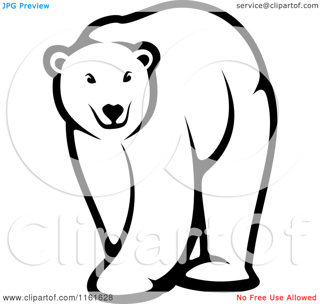 1080x1024 Black Bear Clipart Polar Bear