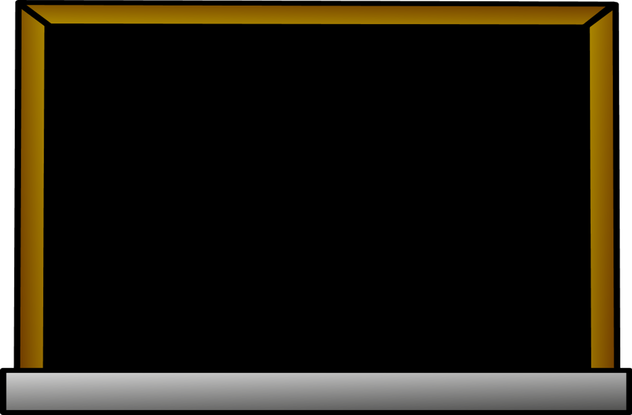 2046x1342 Black Board Clipart