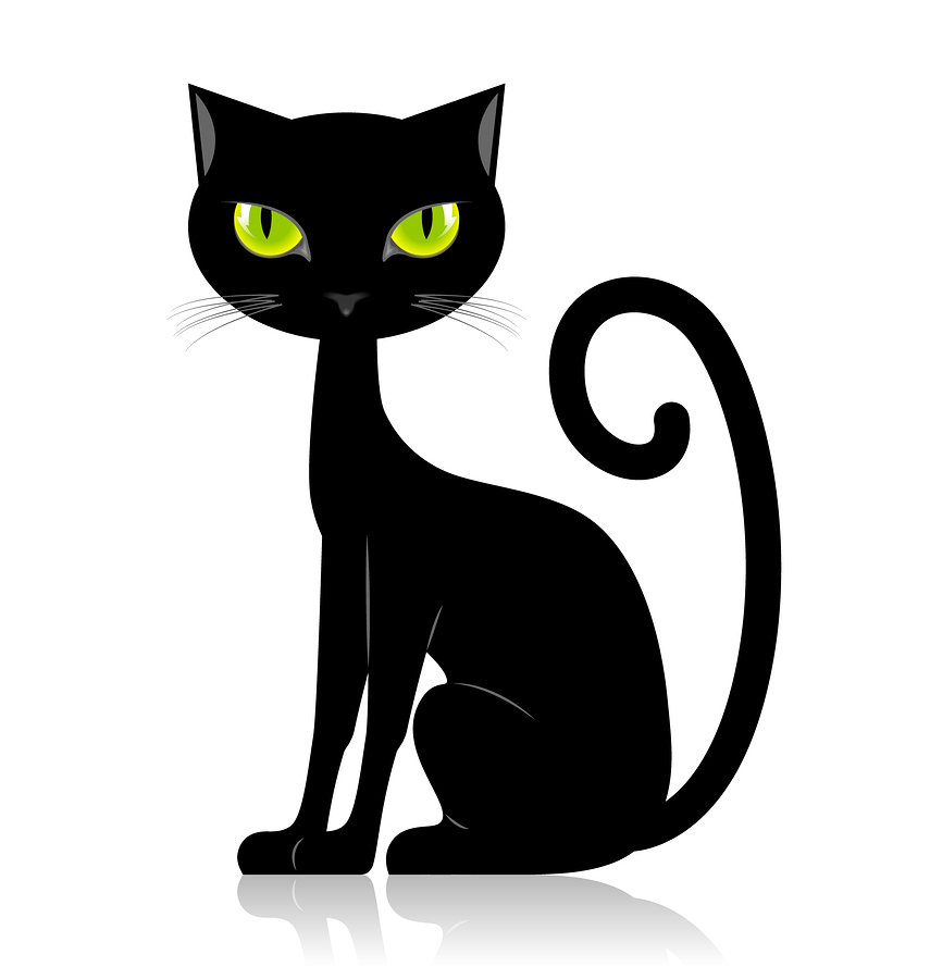 855x900 Black Cat Clipart Friday The 13th