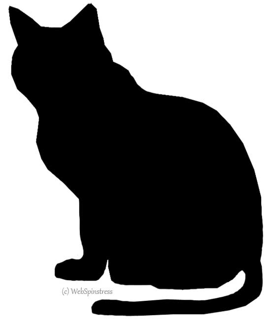 550x650 Silhouettes For Halloween Cat Cat Silhouette