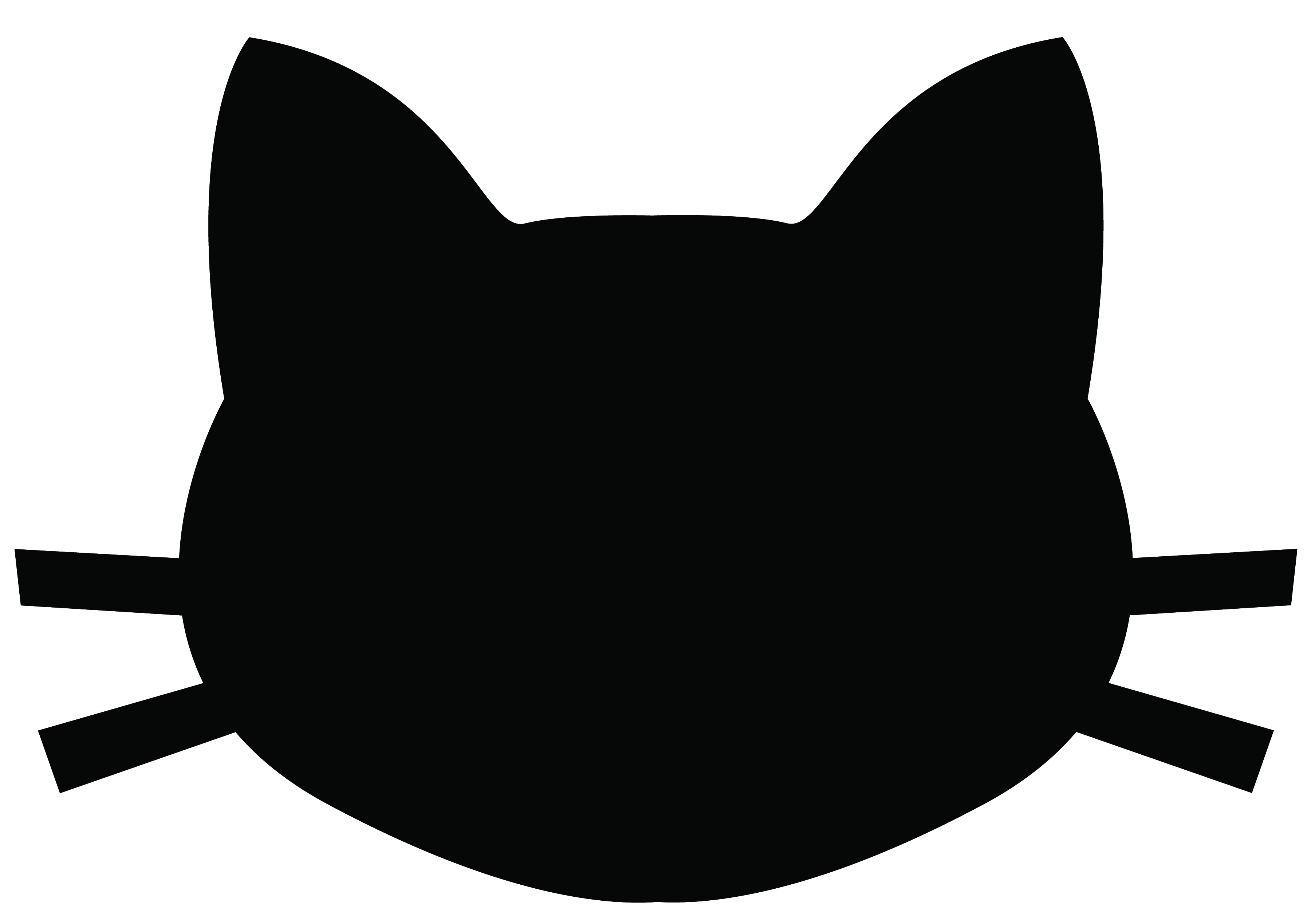 3600x2538 Cat Head Photo Clipart