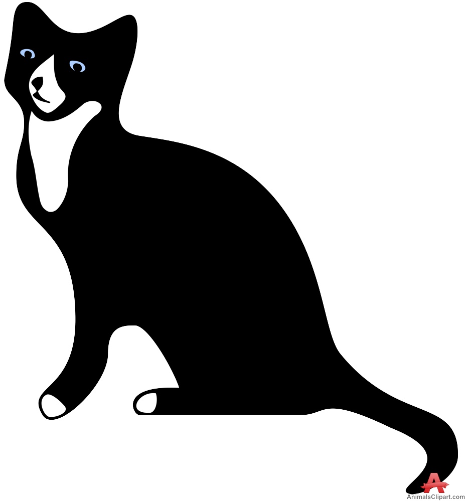 933x999 Black Cat With White Chest Clipart Free Clipart Design Download