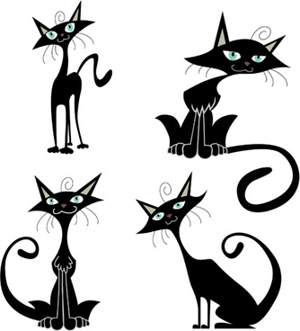 334x368 Black Cat Clip Art Free Vector Download (214,188 Free Vector)