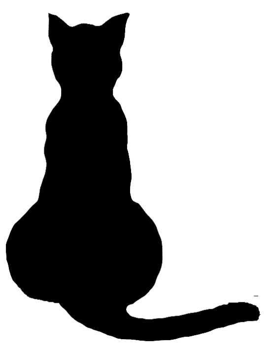 546x709 Best Black Cat Silhouette Ideas Only On Black Cat