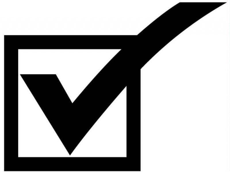 800x600 Check Mark Clip Art Inderecami Drawing