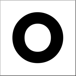 304x304 Clip Art Alphabet Set 00 O Lower Case Bw I Abcteach