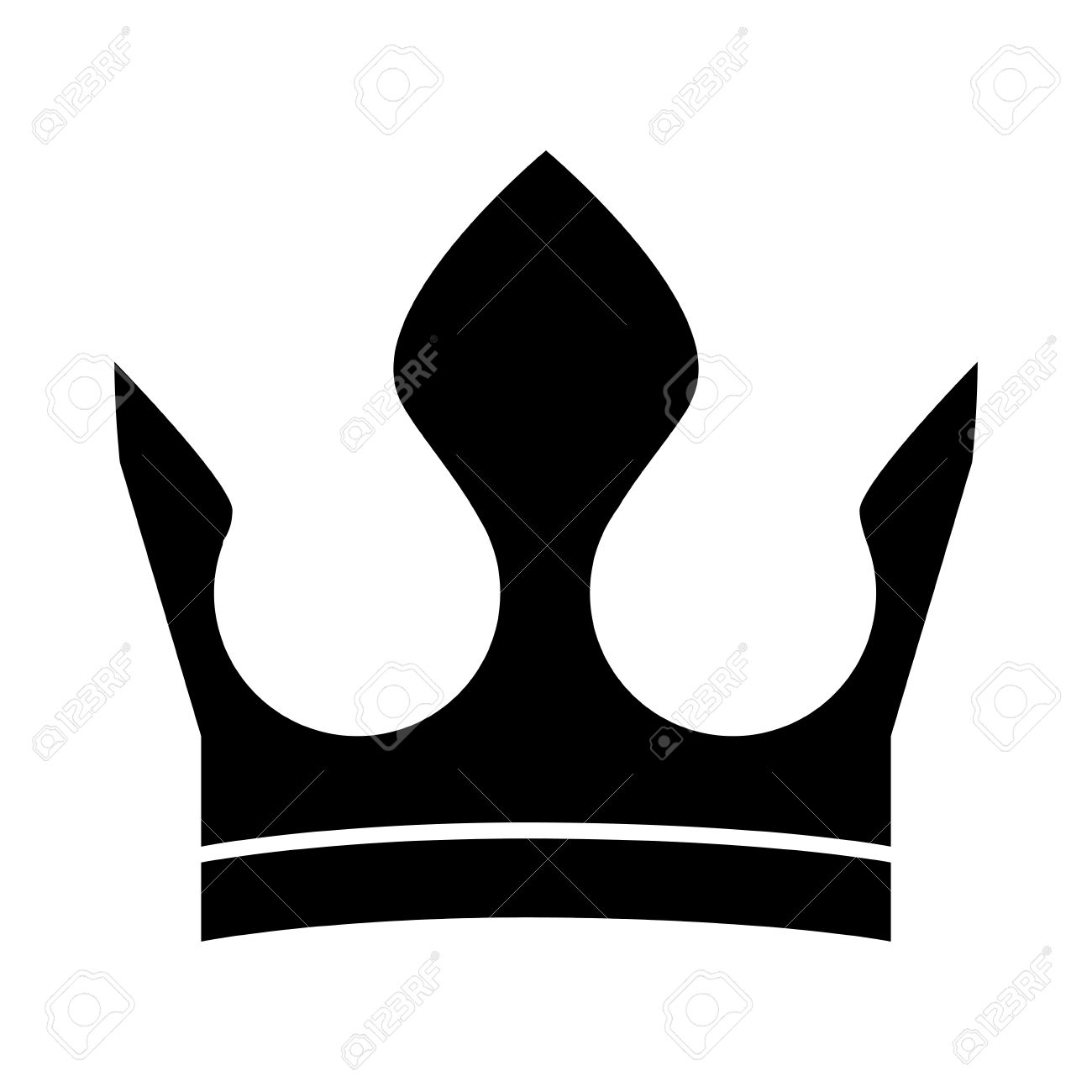 1300x1300 Crown Royal Clipart Icon Black