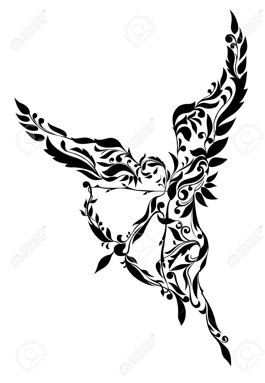 899x1300 Cupid Clipart Wing