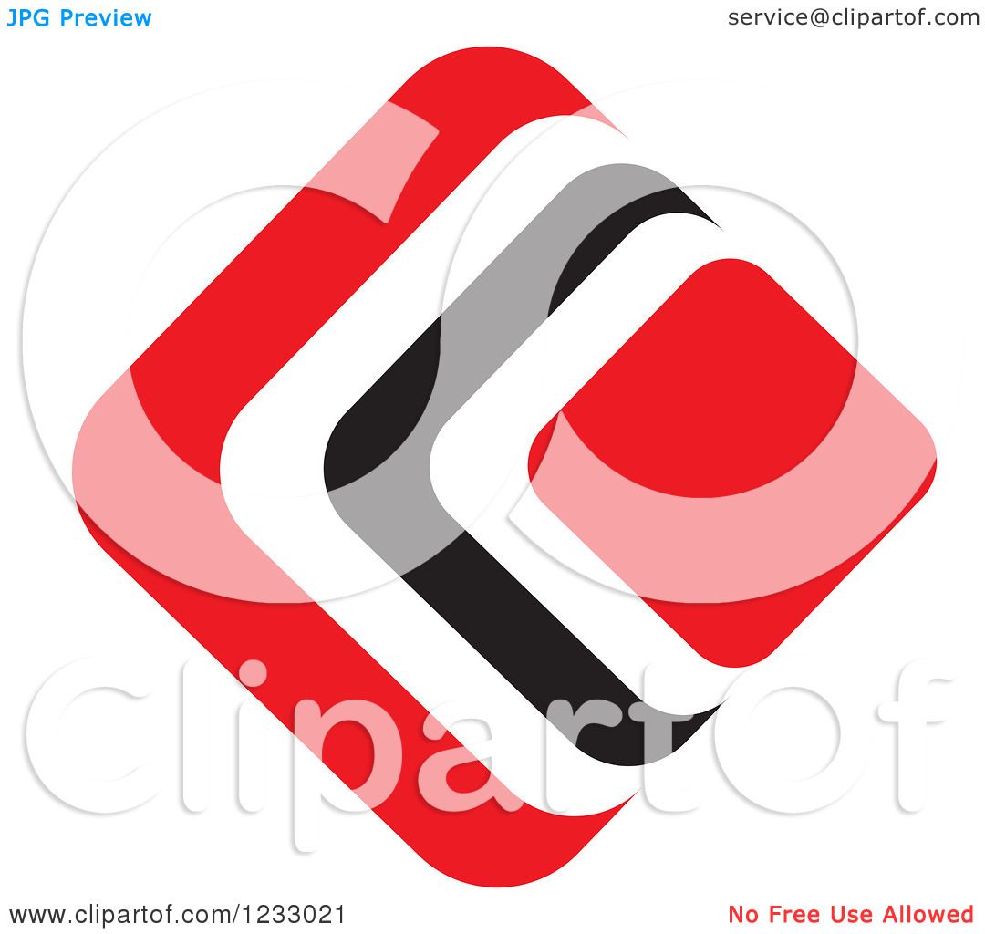 1080x1024 Clipart Of A Red And Black Diamond Logo 5