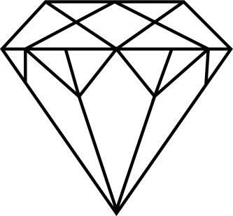 333x308 Black Diamond Clipart Diamond Clipart