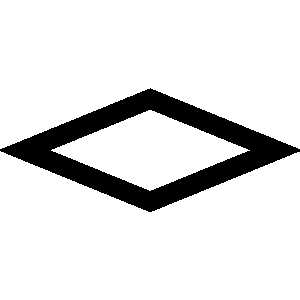 300x300 Polygon Clipart Diamond Shape