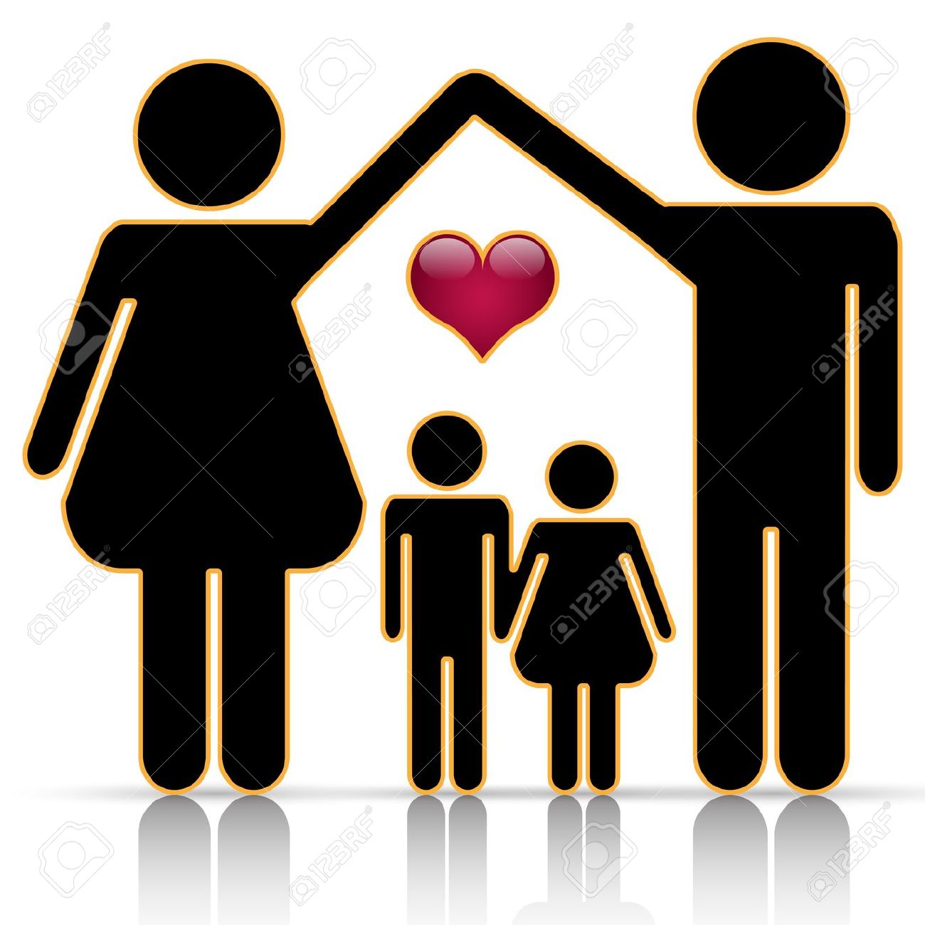 1300x1300 Best Black Family Clipart