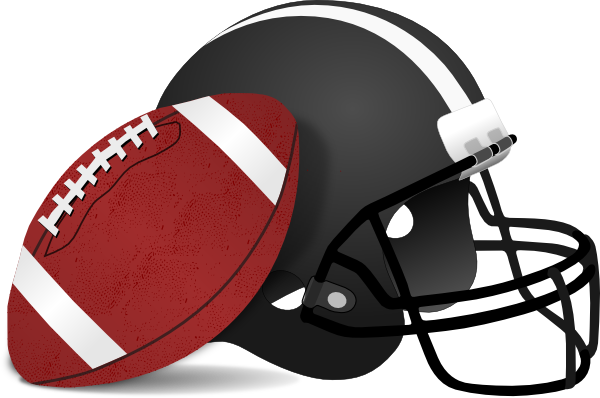 600x398 Football Helmets Clipart