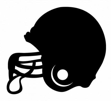 425x388 Helmet Clipart American Football Ball